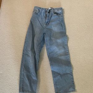 Just black denim jeans